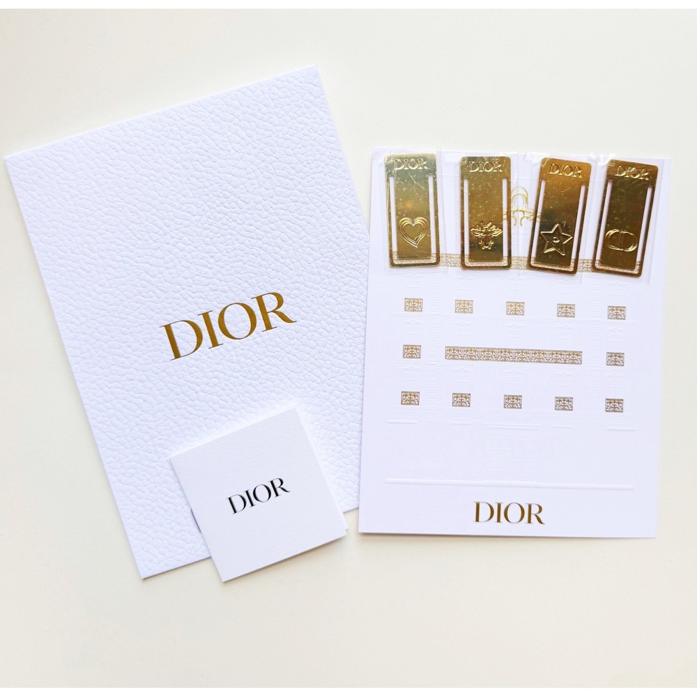 Christian Dior Novelty Bookmark Notebook Journal Platinum Member NEW